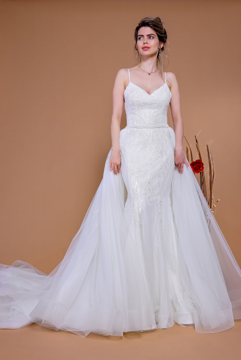 Hochzeitskleid für braut von Schantal, Kollektion Traum, Modell 14163. Foto 4