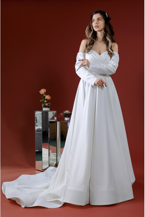 Hochzeitskleid für braut von Schantal, Kollektion Kiara, Modell 14176. Foto 3