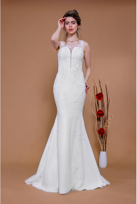 Hochzeitskleid für braut von Schantal, Kollektion Traum, Modell 14183. Foto 3