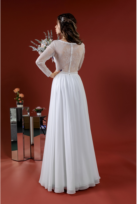 Hochzeitskleid für braut von Schantal, Kollektion Kiara, Modell 14216. Foto 4