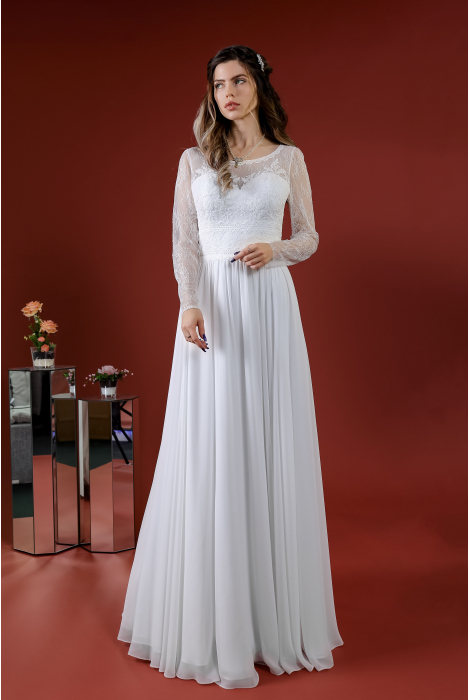 Hochzeitskleid für braut von Schantal, Kollektion Kiara, Modell 14216. Foto 3
