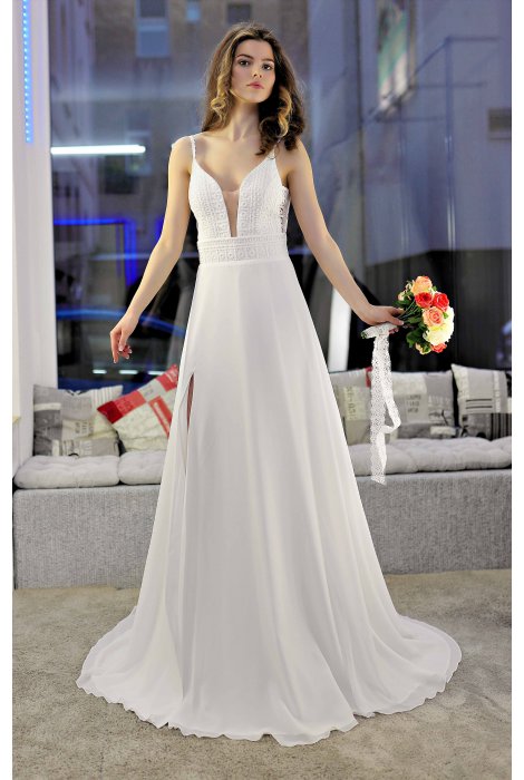 Hochzeitskleid für braut von Schantal, Kollektion Pilar, Modell 2220. Foto 1