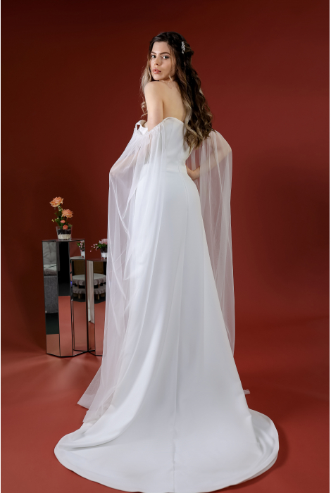 Hochzeitskleid für braut von Schantal, Kollektion Kiara, Modell 52030. Foto 3