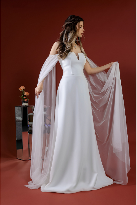 Hochzeitskleid für braut von Schantal, Kollektion Kiara, Modell 52030. Foto 2
